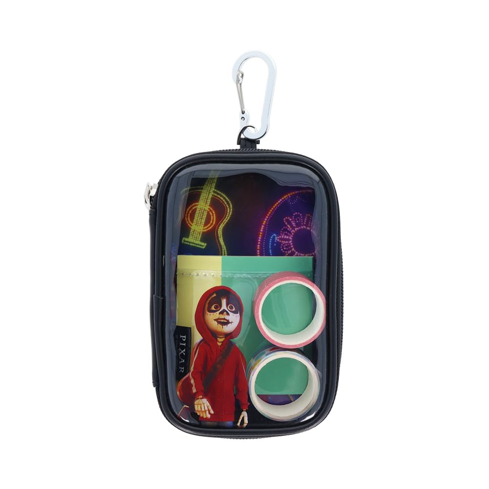 Stationery Disney PIXAR Collection Coco Pouch with Coco S2333040 Sun-Star Carabiner,