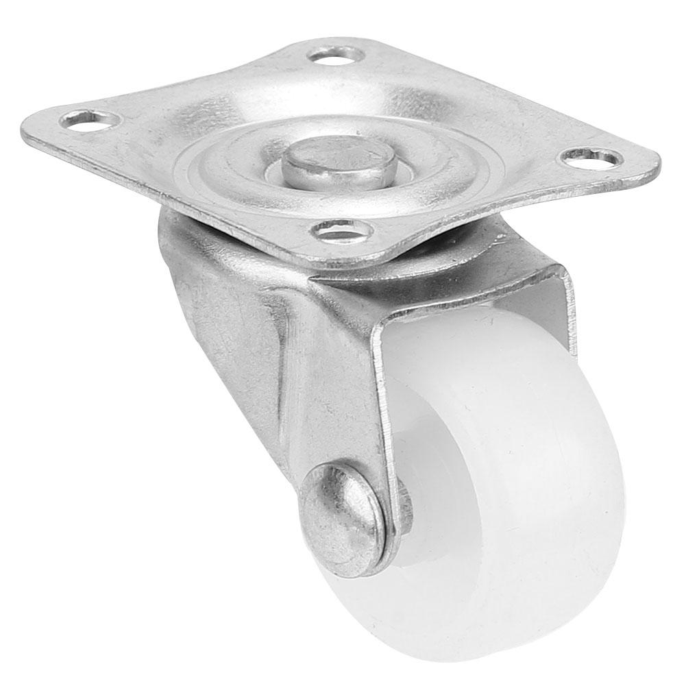 4 Pcs 1inch Swivel Caster 20Kg Capacity Nylon Material for Cart DIY Accessory Furniture Wheel