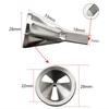 Tire Repair Deburring Tools Stainless Steel External Chamfer Tool Drill Bit Remove Burr Silver Motorcycle Car Repair Tool