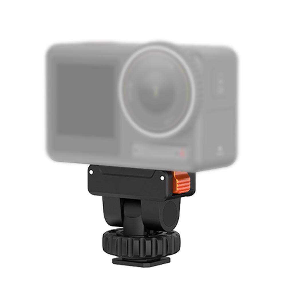 Magnetic Quick Release Cold Shoe Mount for DJI Action 5 Pro 4 3 Lightweight Aluminum Alloy Claw with 1 4 Inch Screw