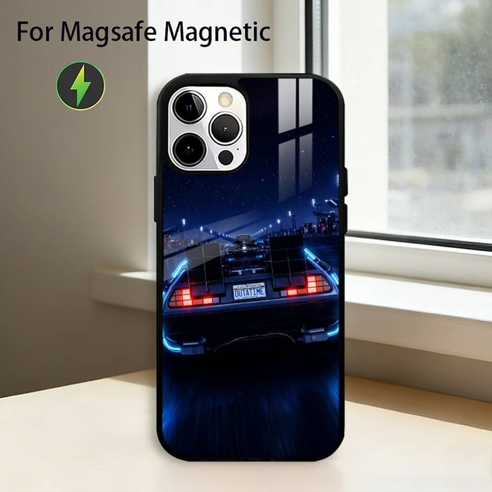 Movie Back To The F-Future Phone Case For iPhone17,16,15,14,13,12,11 Plus,Pro Magnetic with Magsafe Wireless Charging