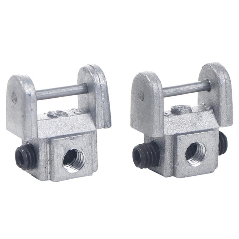 

2Pcs Multiple Angle Scrollsaw Blade Clamps Heavy Duty Stainless Steel Tool Accessories Silver Heavy Duty Scrollsaw Part 1