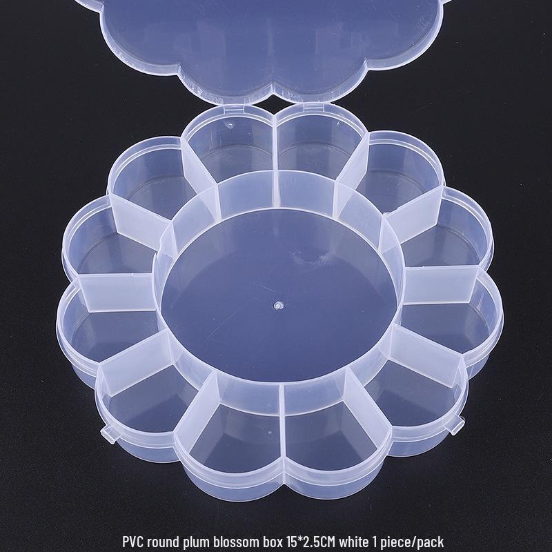 Transparent DIY Jewelry Storage Box - Detachable and Stackable Organizers for Tools and Earrings
