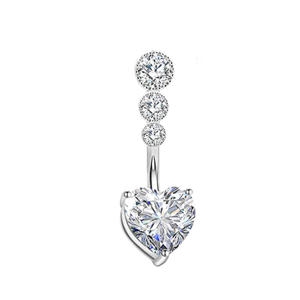 Anelli Finti per Ombelico da Donna Orecchini a Clip alla Moda Anello per Ombelico Senza Piercing Gioielli Regali per Ragazze