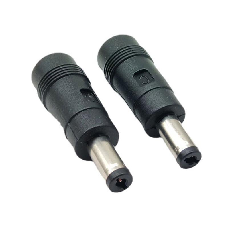 Portable DC4.0x1.7mm Female To DC5.5x2.1mm Male Converter Adapter Power Conversion Head for Various Laptops Brands