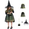 Halloween Princess Dress For Girls With Tulle And Bow For Kids Cosplay Party