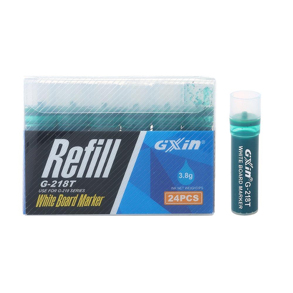 

Маркер для белой доски большой емкости, сменные чернила, нетоксичная ручка для белой доски, сменные чернила для студентов 24PCS Green