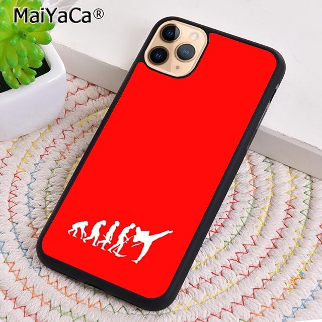MaiYaCa Kung Fu Taekwondo Karate Phone Case For iPhone 17 Air 16 15 Plus 11 12 13 14 Pro Max Shell Coque