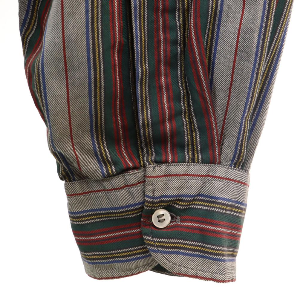 THE SOFT TOUCH SHIRT 60s Vintage Striped Pattern Long Sleeve Button Down Shirt Men's Used