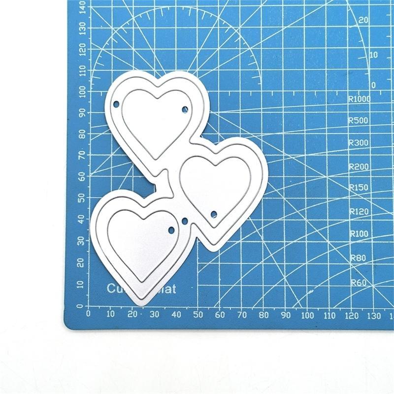 Heart Metal Die Cuts Wedding Cutting Dies for DIY Craft Scrapbooking Decorations