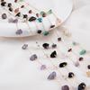 2Meters 1Meter Black Irregular Gravel Stone Necklace Chain Imitatied Pearl Copper Chains DIY Boho Necklace Jewelry Making Supply