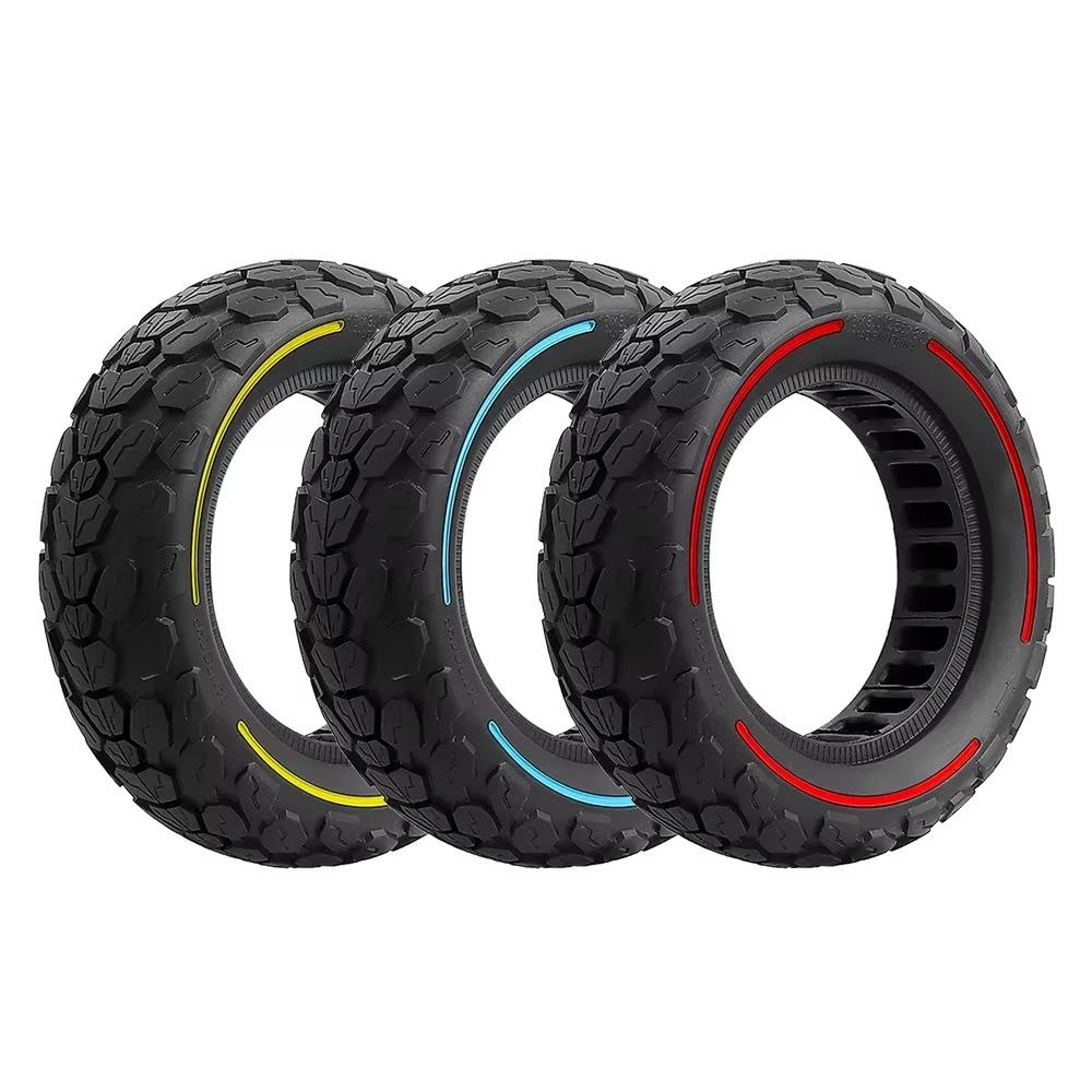 10X3.0 255x80 Solid Rubber Tire for ZERO10X/Kugoo Electric Scooter - Honeycomb Puncture-Proof Design