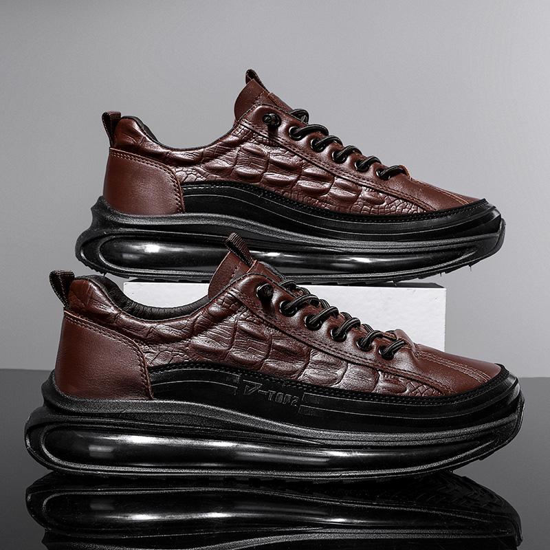 Handgefertigte Lässige Leder Herrenschuhe Atmungsaktive Sneaker Fahrschuhe Loafer Schuhe Herren Heißer Verkauf Mokassins Laufschuhe