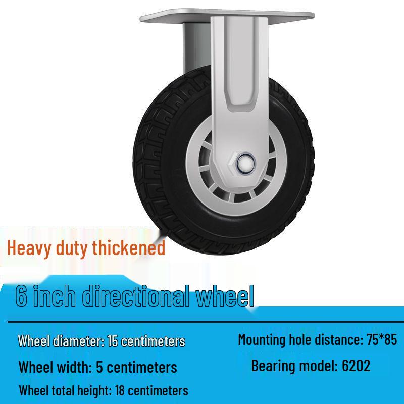 Těžká tichá otočná kolečka (2-8 palců) pro vozíky a malé ruční vozíky