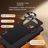 For Honor Magic 6 6 Pro High- Vegan Leather Metal Lens Protection Anti-drop and Anti-fingerprint Phone Case
