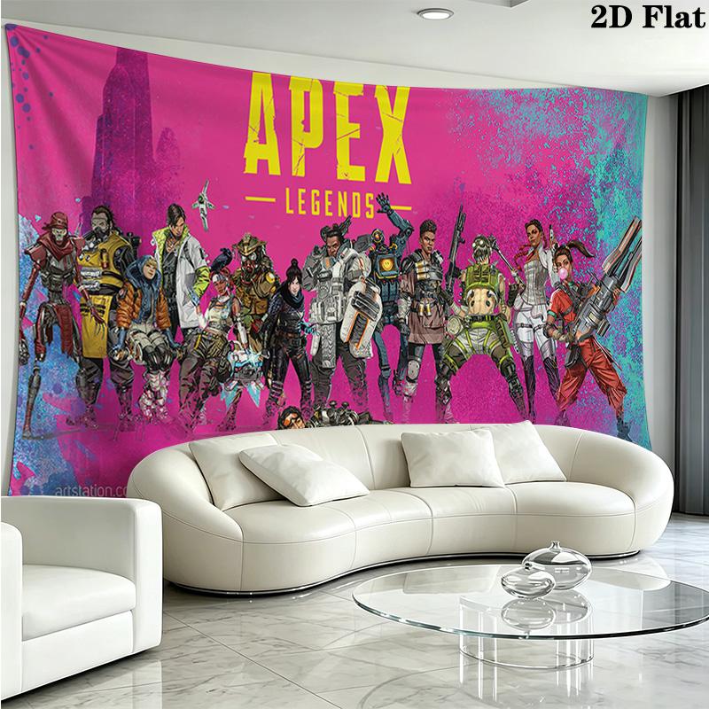 Apex Legends Wall Tapestry Aesthetic Wall Hanging Printed Fabric Blanket Decorative Tapestries for Bedroom Living Room Home Decor