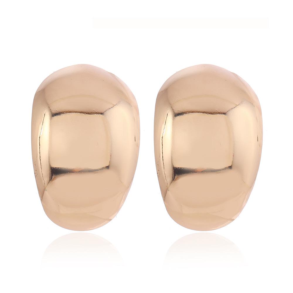 New Cold Style Geometric Water Drop Earrings - Irregular Multi-layer Design