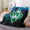 SV Werder Bremen Print Flannel Blanket, High Quality Comfortable for All Seasons, Home Decor, Warmth and Comfort, Perfect for Christmas Gifts