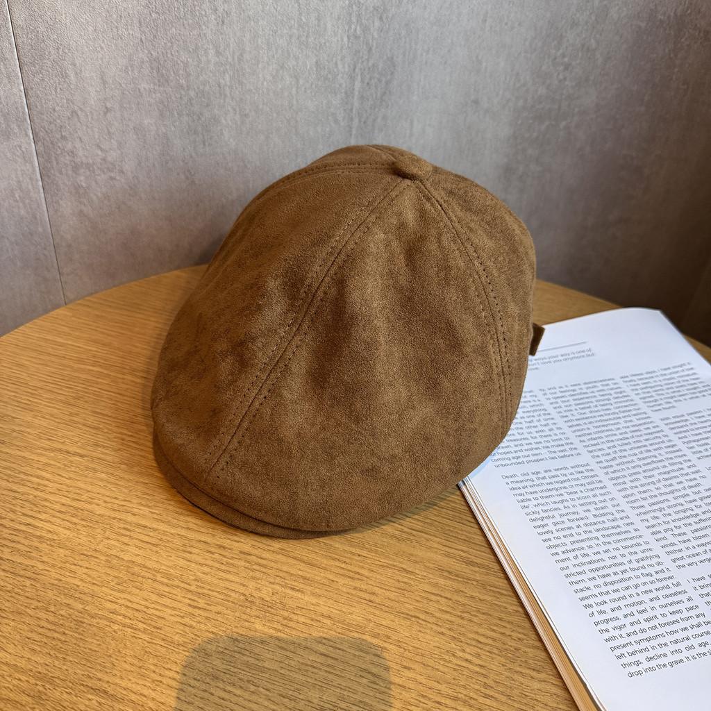 Solid Color Vintage Hat Women Polyester Material Sun Protection Adjustable Fit