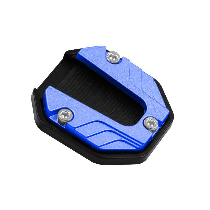 

Motorcycle Bike Parking Kickstand Extender Foot Side Stand Pad Support Plate Motorbike Accessories синій