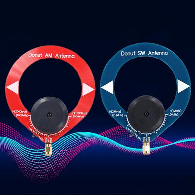 אנטנת לולאה 4MHz 24MHz ניידת לאנטנת גלים קצרים קלה להתקנה לכוונון רדיו טבעת