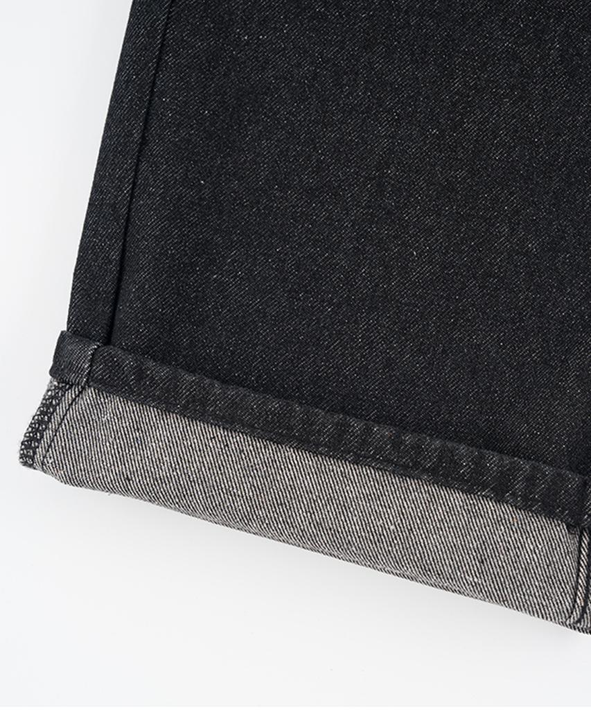 Descheuis Everyday Bio-Washed Relaxed Denim Pants Black Indigo