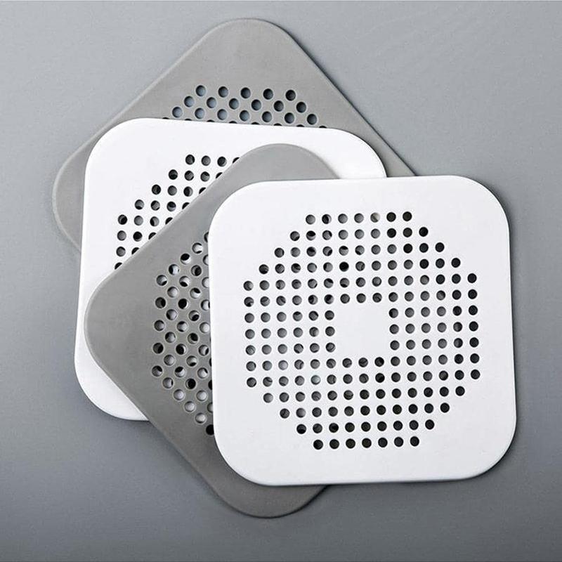 Kitchen Sink Filter Screen Pool Sewer Hair Filter Screen Bathroom Silicone Anti Blocking Suction Cup Floor Drain Cover TMZ