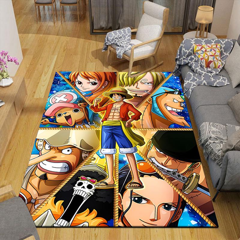1Pc One Piece Adventure Rug, Office Carpet Indoor Outdoor Doormat, Non-Slip, Comfortable, Living, Christmas Halloween, Xmas Gift L1416