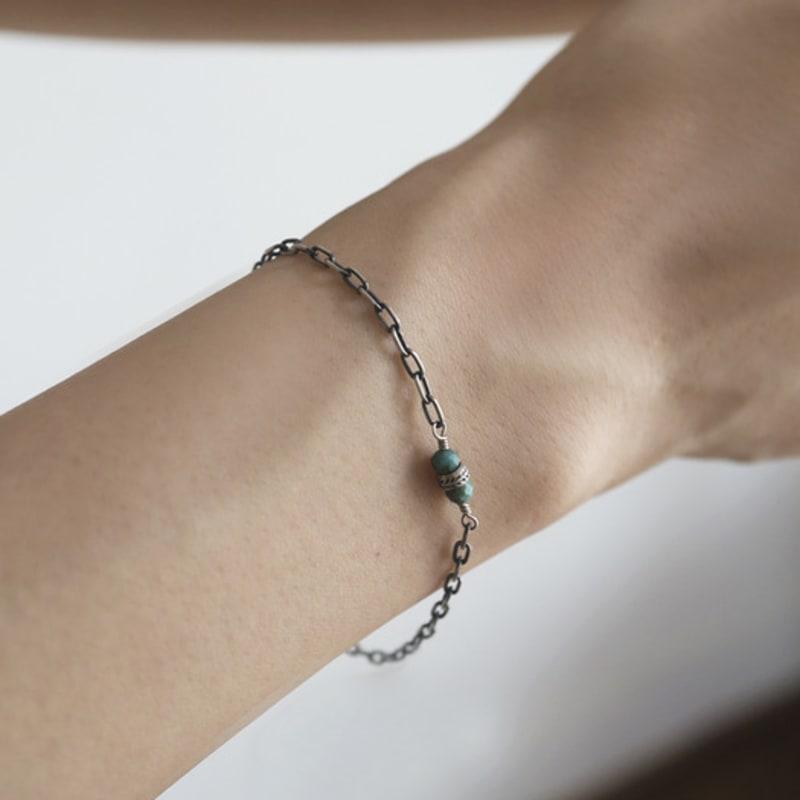 MADE BY EGO Turquoise Square Bracelet