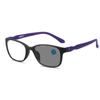 NEW Pochromic Reading Glasses Fashion Retro Square Frame Finished Presbyopia Eyeglasses Unisex Anti-UV Sunglasses Diopter