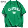 Golocn State California Est Men TShirts Casual Cotton TShirt ONeck AllMatch Clothing Unisex Loose Summer Basics Sportswear