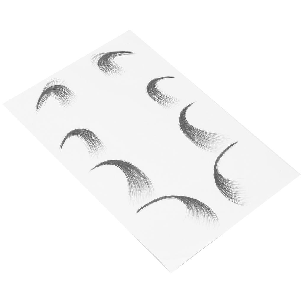 Adesivo de Tatuagem para Cabelo Bordas Penteados Borda de Tatuagem Cabelo Impermeável Adesivo de Linha do Cabelo Falsa HE-05