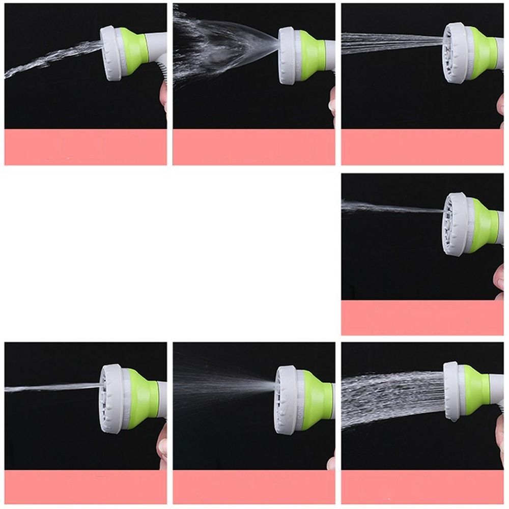 Einziehbarer Gartenbewässerungskit 7-in-1 Autowaschset Hochdruck-Wasserschlauch Außenreinigung