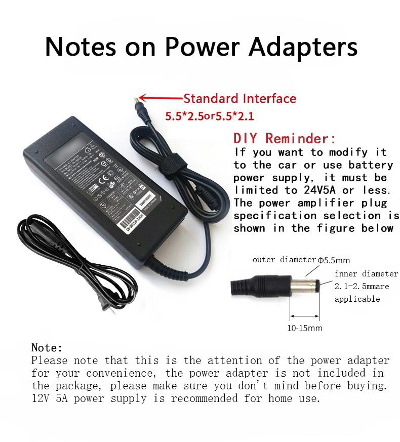 HiFi Mini Bluetooth 5.0 Digital Power Sound Amplifier Stereo  o Receiver USB