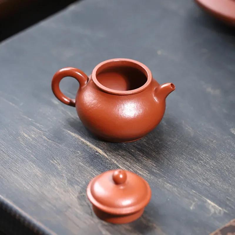 80ml Small Capacity Chinese Yixing Purple Clay Teapot Kettle Beauty Tea Infuser Famous Handmade Tea Pot Authentic Zisha Tea Set