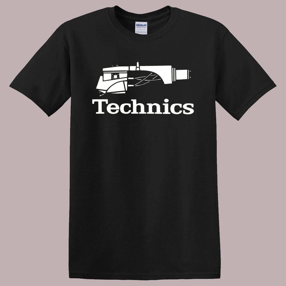 Technics Audio Company Men s Black T-Shirt Tee Top Unisex L
