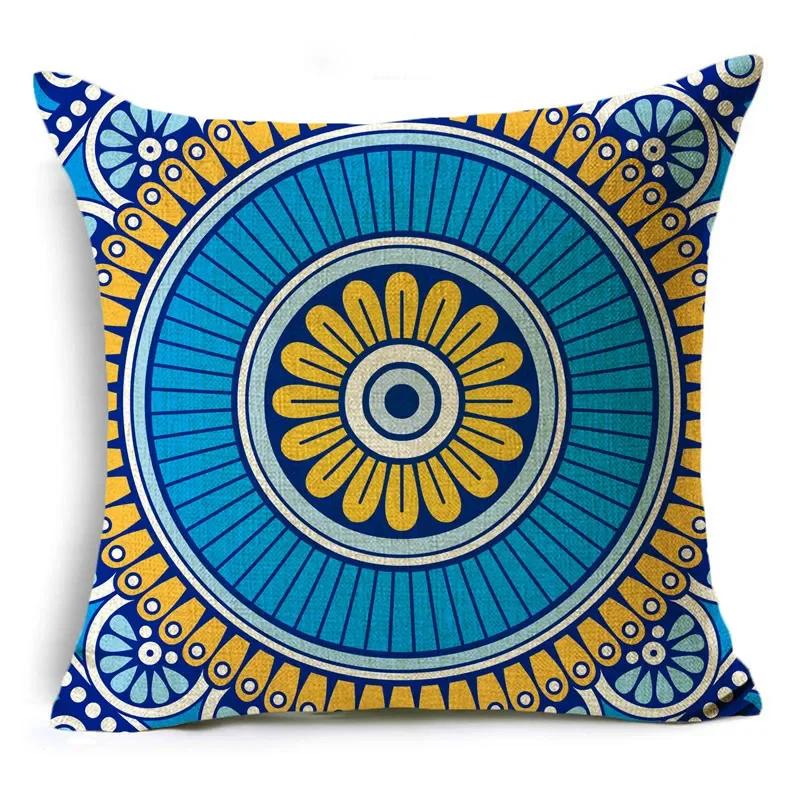 Ramadan Bohemian National Style Living Room Sofa Car Square Back Cushion 40*40Cm/45*45Cm/50*50Cm Cushion Cover