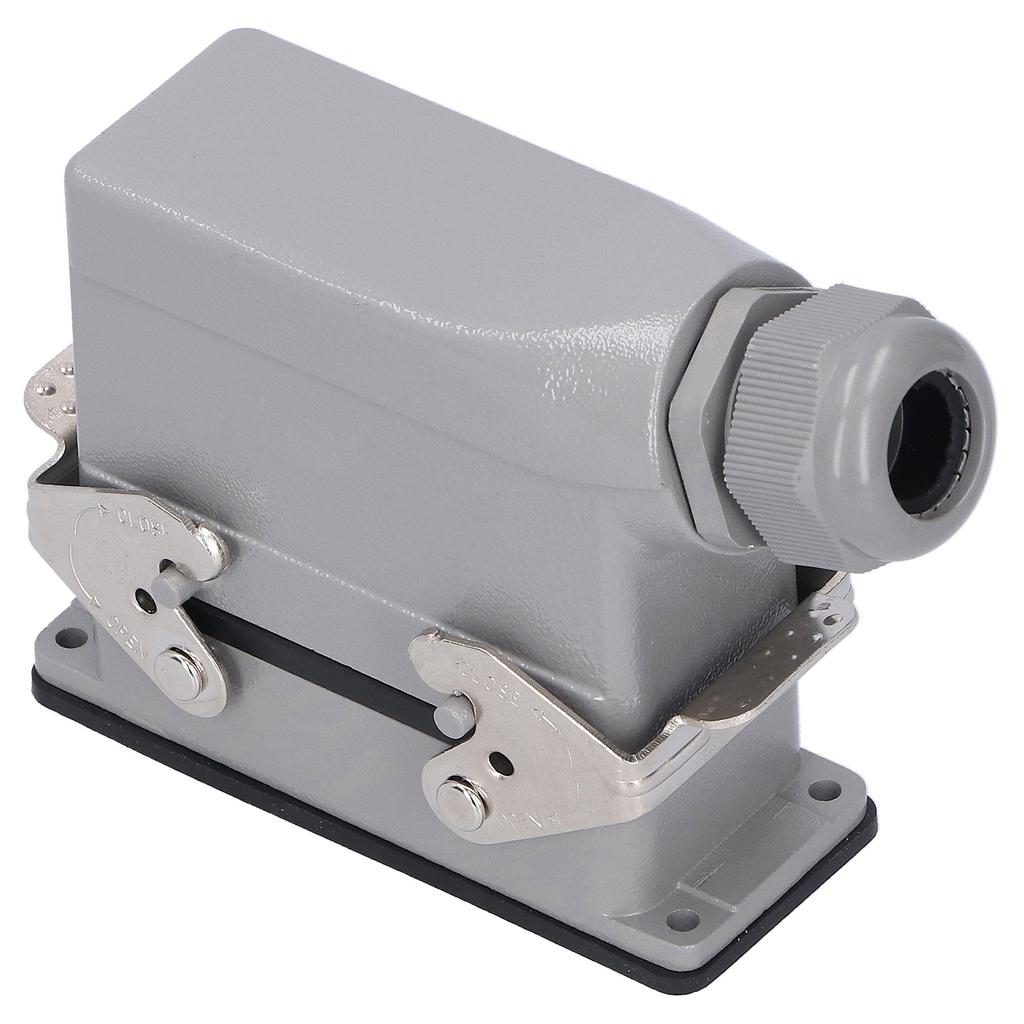 Heavy Duty Connectors 16 Contacts Side Out Industrial Waterproof Aviation Plug Socket