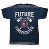 Future Firefighter Line Firefighting T Shirts Graphic Streetwear Short Sleeve Birthday Gifts Summer Style Tshirt Mens Clothing