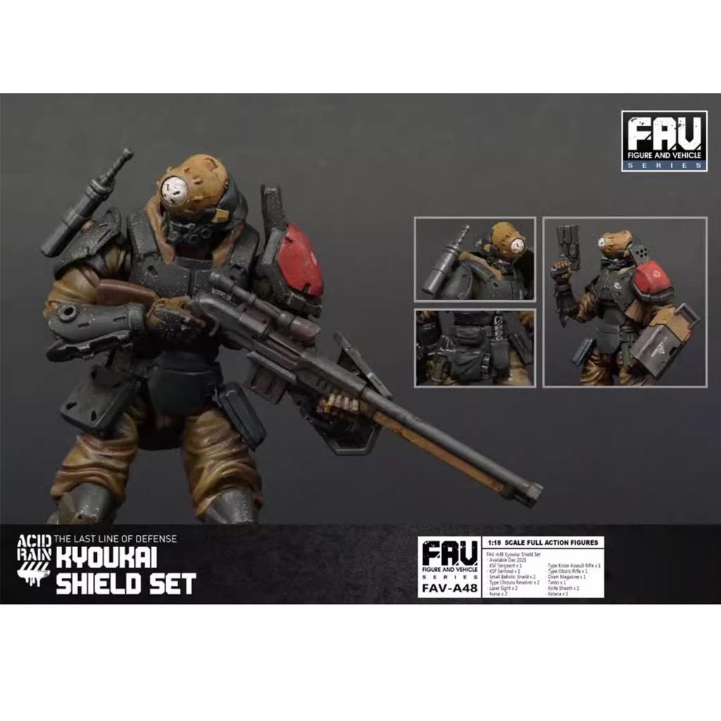 HiPlay TOY ALLIANCE 1/18 Scale ACID RAIN FAV-A48 Boundary Shield Set, Movable Figure, Painted and Finished