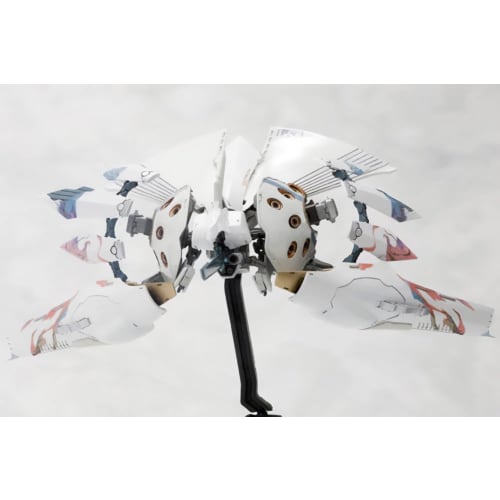 Kotobukiya Ikaruga Hitekkai Silver White, Total Length Approximately 155mm, 1/144 Scale Plastic Model