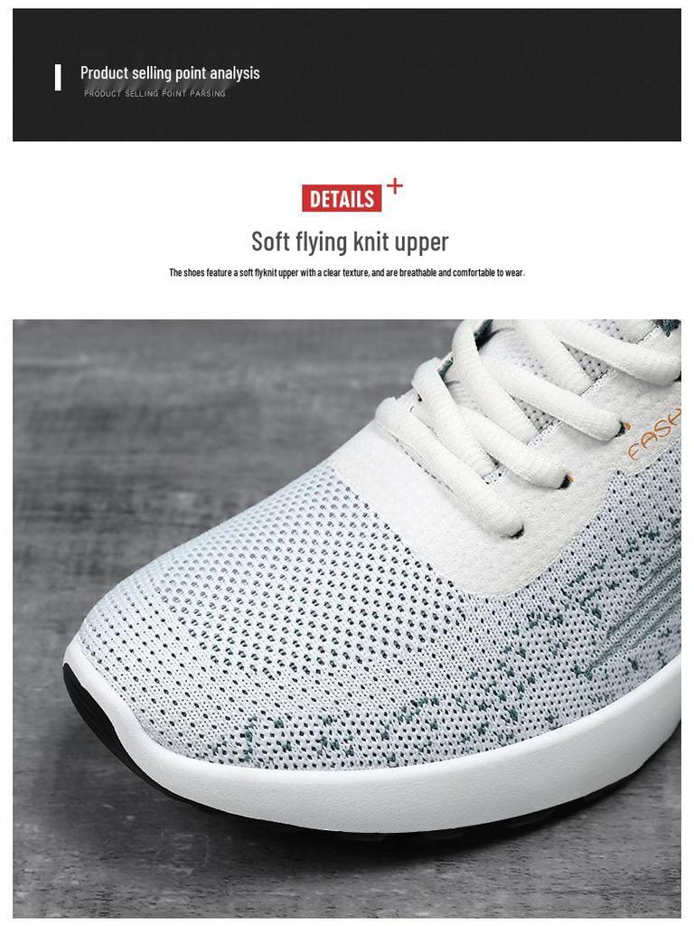 Herren Sommer Mesh Atmungsaktive Sneaker - Lässige Mode Sport Laufschuhe