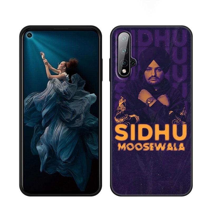 Sidhu Moose Wala Schwarze Handyhülle Für Honor 70 90 Lite X40 GT X50 i X5 Plus X6A X6S X7A X8A X8B X6 X7 X8 X9 4G X9A X9B 5G