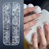 Nail Art Irregular Mini Ornaments: Pink, White, Colorful Champagne Accessories
