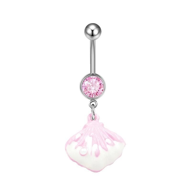 Gaibei Trendy European & American Cat Dolphin Navel Ring Jewelry