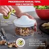 Tefal Handmatige Hakmolen 500ml Wasbaar Deksel Handige Neo Uniek Dubbel Draaiend Mes K13704