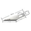 Multicolor Metal Scalpel Knife Tools Kit Non-Slip Blades Engraving Knife Mobile Mobile Phone Film Paper Cut Carving Tools #11
