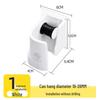 No-Drill Wall-Mounted Mop & Broom Holder Clip