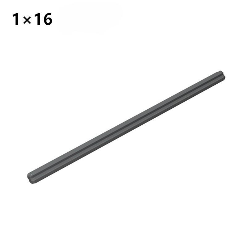 

Сумісний з аксесуарами для будівельних блоків 50451, запасними частинами для технологічних будівельних блоків, поперечним валом 1x16, валом 127,5 мм, 16 1