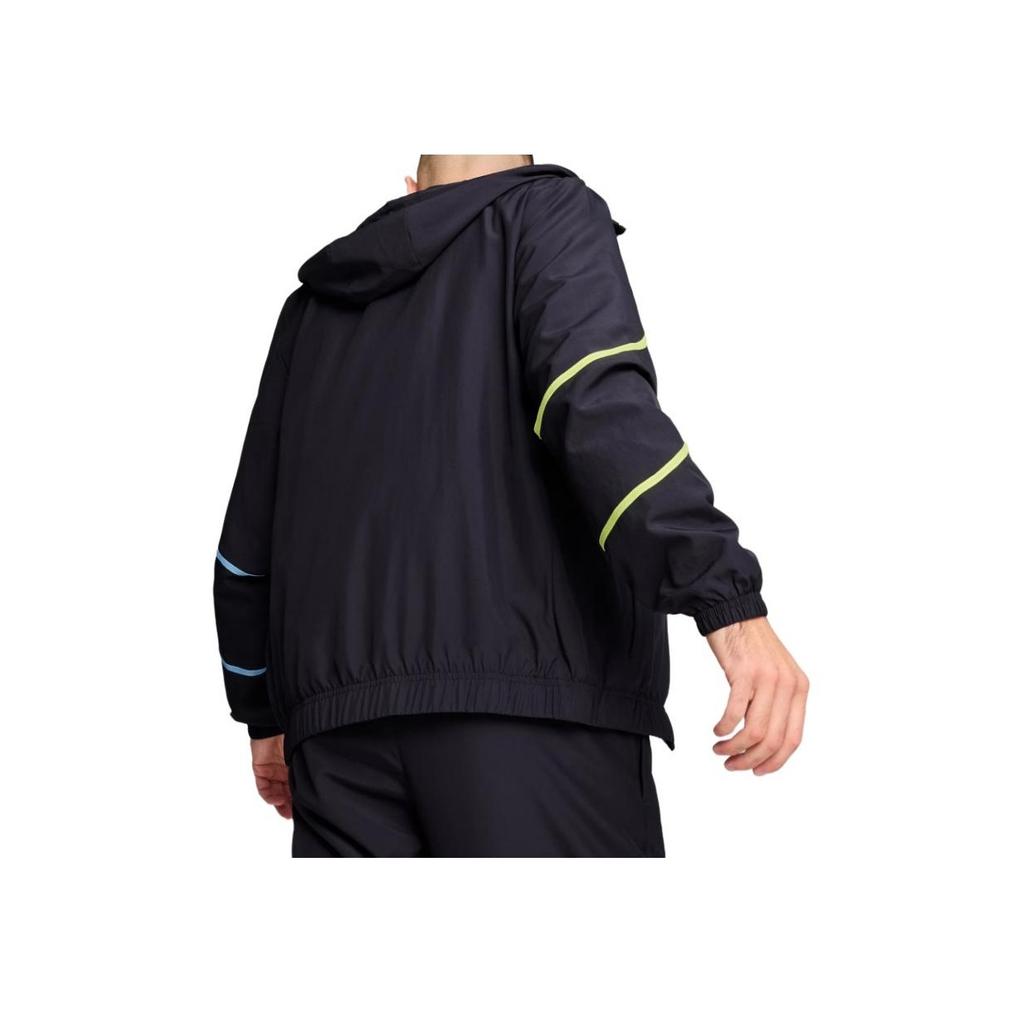 Puma Manchester City SS24 Comfortable Fashion Hooded Jacket Men jackets Navy-Blue 777580-24